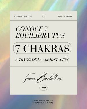 🌈 GUÍA 7 CHAKRAS + ALIMENTACIÓN 🌈